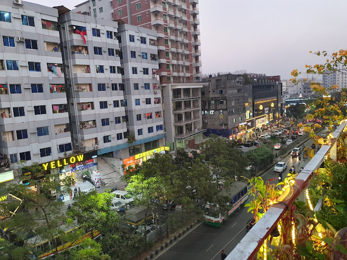 The Hub Rooftop restaurant at mirpur 1