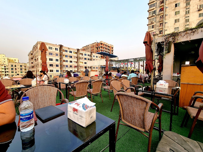 The Hub Rooftop restaurant at mirpur 1