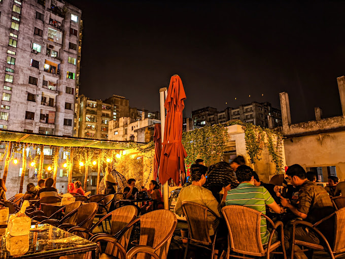 The Hub Rooftop restaurant at mirpur 1